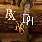 Double Alphabet Name Necklace