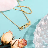 Customize Initial Heart Necklace