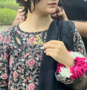 Butterfly Couple Heart Name  Necklace