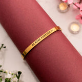 Engraved Cuff Bangle