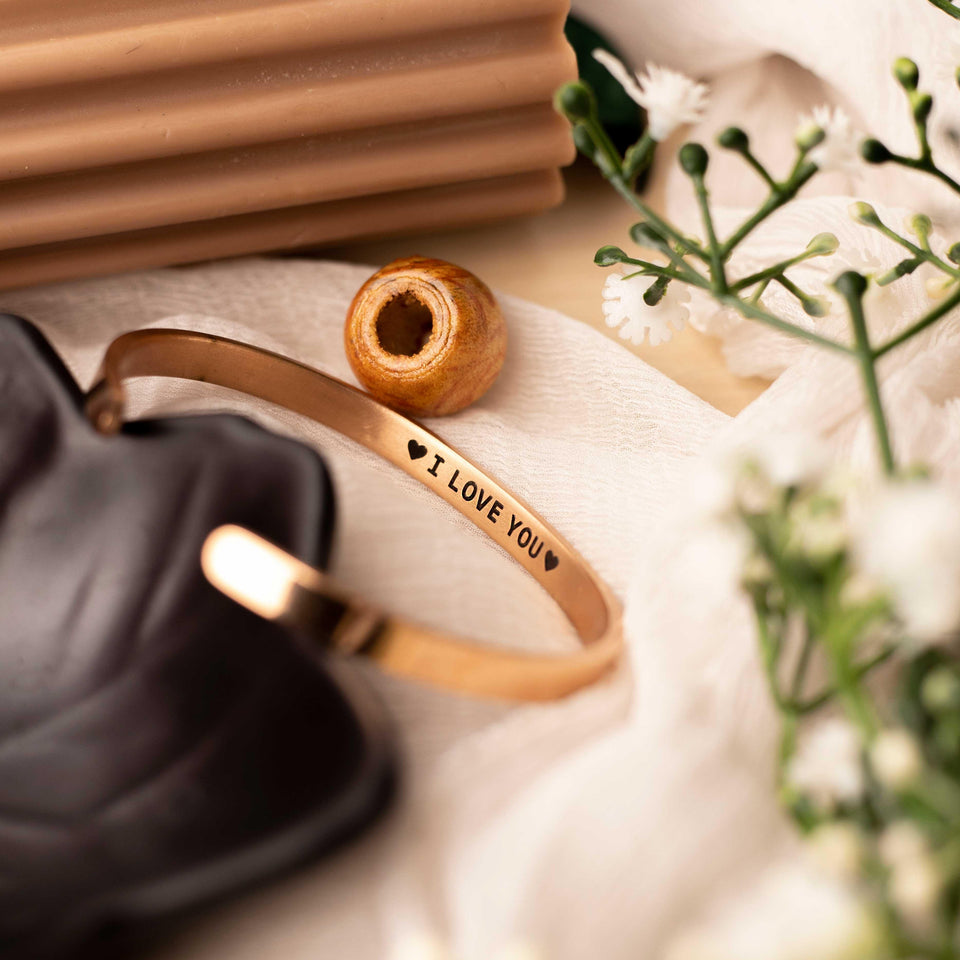 Engraved Cuff Bangle