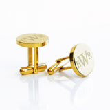 Engraved Round Name Cufflinks